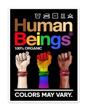 LGBT - Human Beings Flag Sticker - Single (Vertical) thumbnail