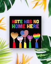 LGBT - Hate - No Home - Magnet custom Square Magnet aos-magnets-square-front-lifestyle-7
