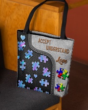 Autism Accept Understand Love Tote Bag All-over Tote aos-all-over-tote-lifestyle-front-02