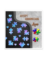 Autism Accept Understand Love Tote Bag Sticker tile