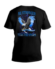 Diabetes Eagle Stronger Than The Storm 2 Sides V-Neck T-Shirt tile