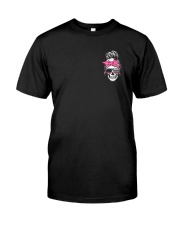 Skull - Bc Flag 2 Sides Classic T-Shirt front