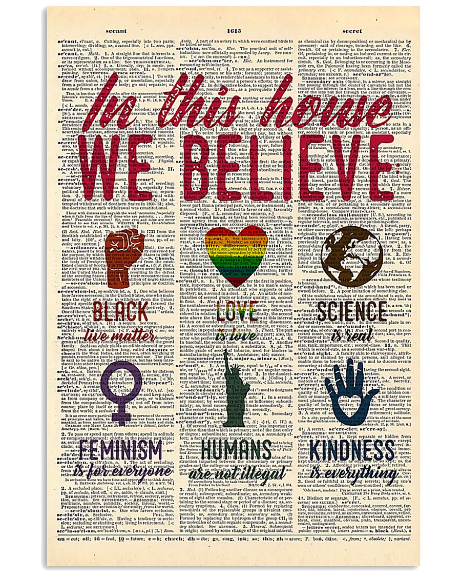 LGBT In This House We Believe 11x17 Poster
