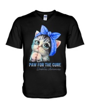 Diabetes Hope For Cure V-Neck T-Shirt tile