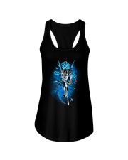 Diabetes Fight Like A Girl Ladies Flowy Tank tile