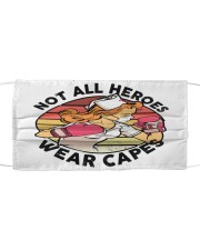 Sticker- Nurse - Not All Heroes Wear Capes Mask tile