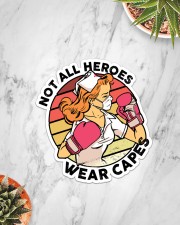 Sticker- Nurse - Not All Heroes Wear Capes Sticker - Single (Vertical) aos-sticker-single-vertical-lifestyle-front-06