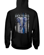 Elephant Back The Blue 2 Sides Hooded Sweatshirt tile