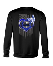 Blue Heart 2 Side Crewneck Sweatshirt tile