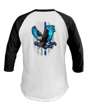 Blue Eagle And Rose 2 Sides Baseball Tee tile