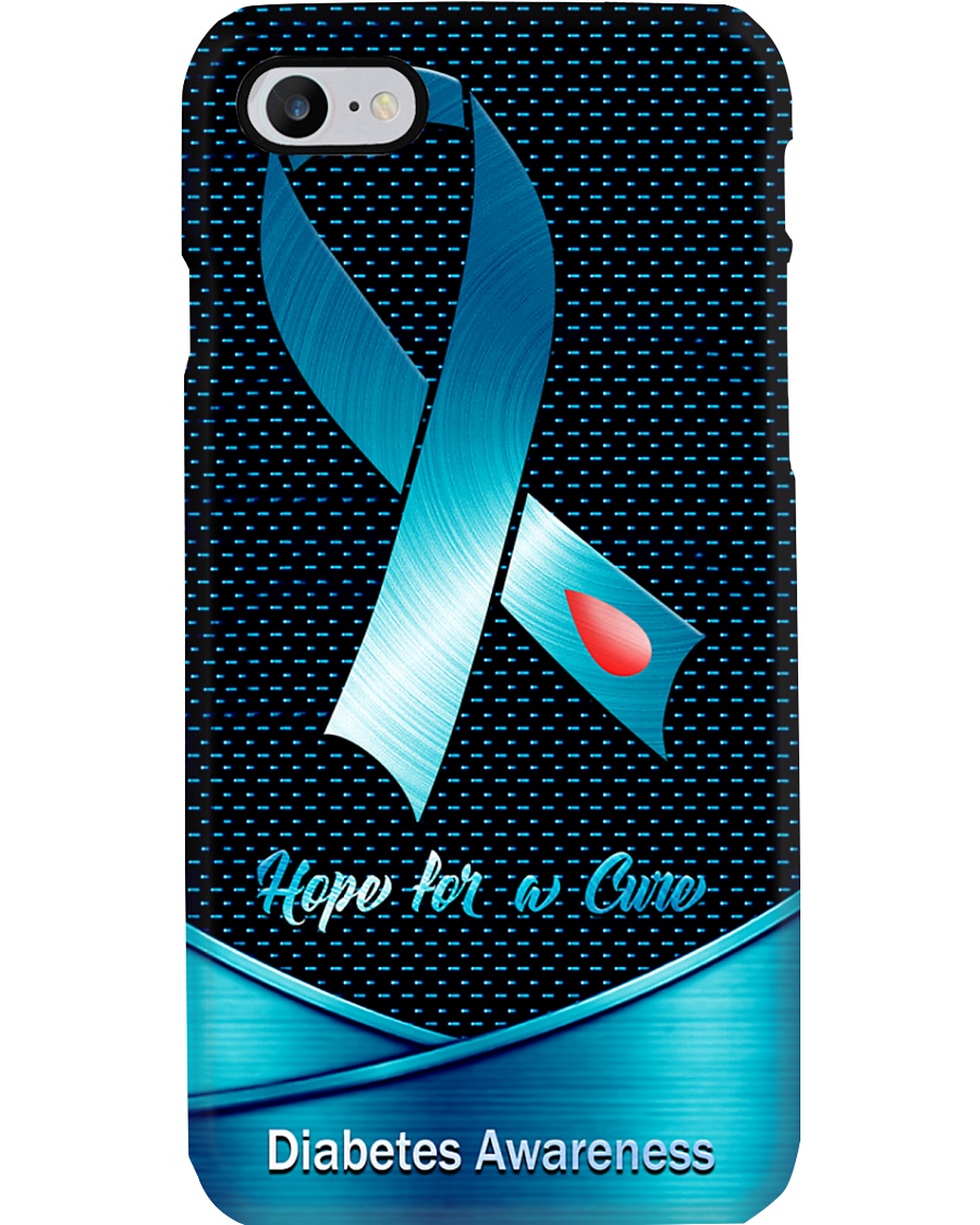 Diabetes Awareness Metal Phone Case