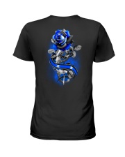 Rose Back The Blue 2 Sides Ladies T-Shirt tile