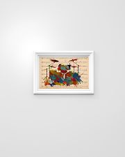 Drummer Colorful Drum Set Music Sheet 17x11 Poster poster-landscape-17x11-lifestyle-02