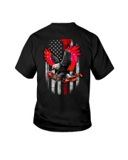 Red Eagle Rose 2 Sides Youth T-Shirt tile