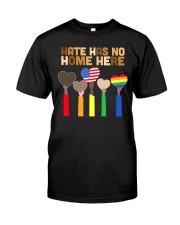 Black- Hate Has No Home Here Premium Fit Mens Tee tile