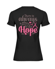 Breast Cancer Always A Place For Hope 2 Sides Premium Fit Ladies Tee tile