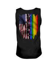 LGBT American Flag Pride 2 Sides Unisex Tank tile