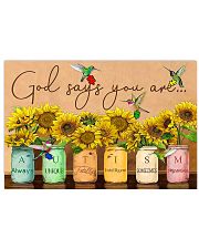 Autism God Say You Are Poster 17x11 Poster front
