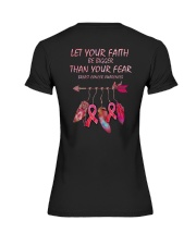 BC Let Your Faith Bigger Than Your Fear 2 Side Premium Fit Ladies Tee tile