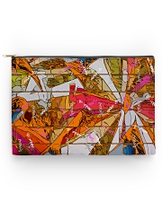 Orange TwonFro Graffiti Essentials Pouch Accessory Pouch - Large back
