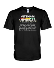 Vietnam Veteran Tee V-Neck T-Shirt thumbnail
