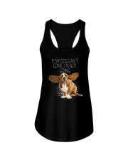 Basset Hound Not Going 120318 Ladies Flowy Tank thumbnail