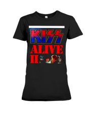 KISS ALIVE II ALBUM COVER Premium Fit Ladies Tee thumbnail