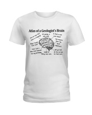 Atlas of a Geologist's Brain Ladies T-Shirt tile