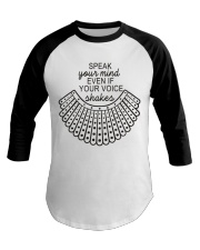 Speak you mine Baseball Tee tile
