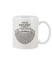 Speak you mine Mug tile