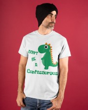 Don't be a Cuntasaurous Classic T-Shirt apparel-classic-tshirt-lifestyle-front-89