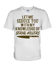 LET ME SEDUCE V-Neck T-Shirt tile