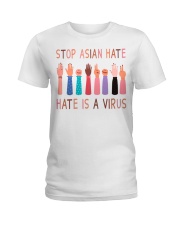Stop Asian hate Ladies T-Shirt tile