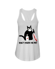 don't cough on me Ladies Flowy Tank tile
