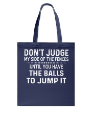 DON'T JUDGE Tote Bag tile