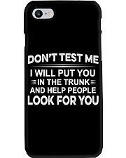 don't test me Phone Case tile