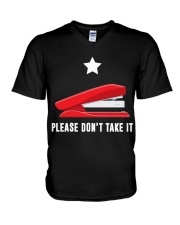 Please don't take it V-Neck T-Shirt tile