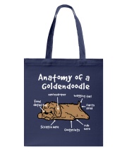 Anatomy of a Goldendoodle Tote Bag tile
