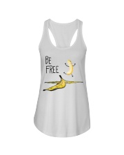 Funny Banana Ladies Flowy Tank tile