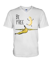 Funny Banana V-Neck T-Shirt tile