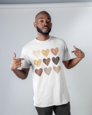 Hearts BLM water color Classic T-Shirt apparel-classic-tshirt-lifestyle-front-32