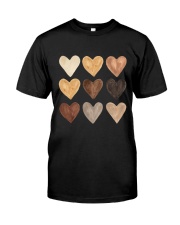 Hearts BLM water color Premium Fit Mens Tee tile
