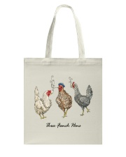 Three French Hens Tote Bag tile