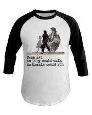 Rosa sat Baseball Tee tile