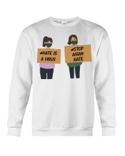 Stop Asian hate Crewneck Sweatshirt tile