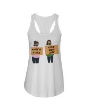 Stop Asian hate Ladies Flowy Tank tile