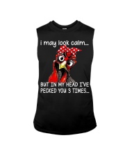 I may look calm Sleeveless Tee tile