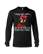 I may look calm Long Sleeve Tee tile