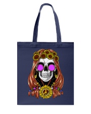 Hippie Skull Tote Bag tile