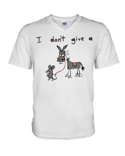 I don't give a V-Neck T-Shirt tile